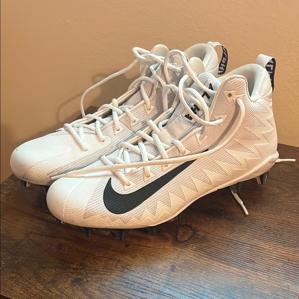 Nike White and Black Cleats